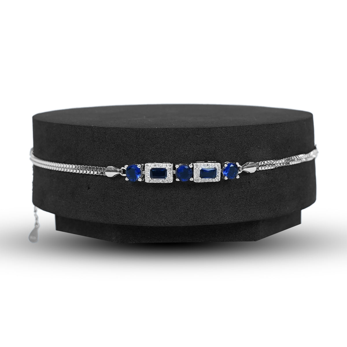 Blue Silver Bracelet