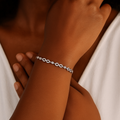 Sterling Silver Infinity Bracelet