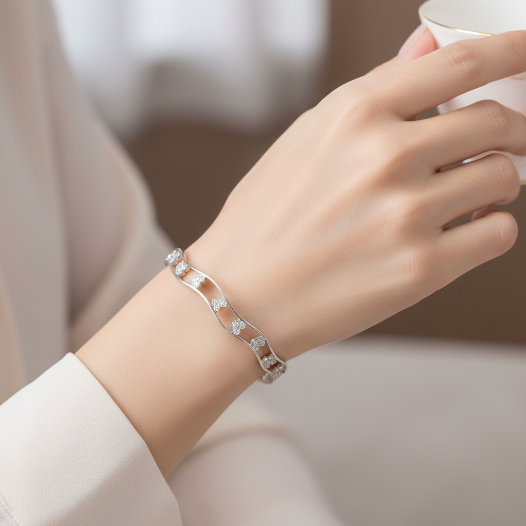All Around Heart Bangle