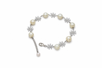 Pearl Floral Bracelet
