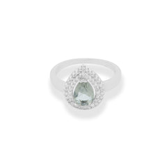 Light Olive Drop Shaped Ring