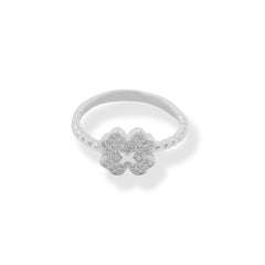 Sterling 925 Silver Flower Ring