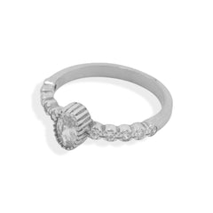 Silver Stone Ring