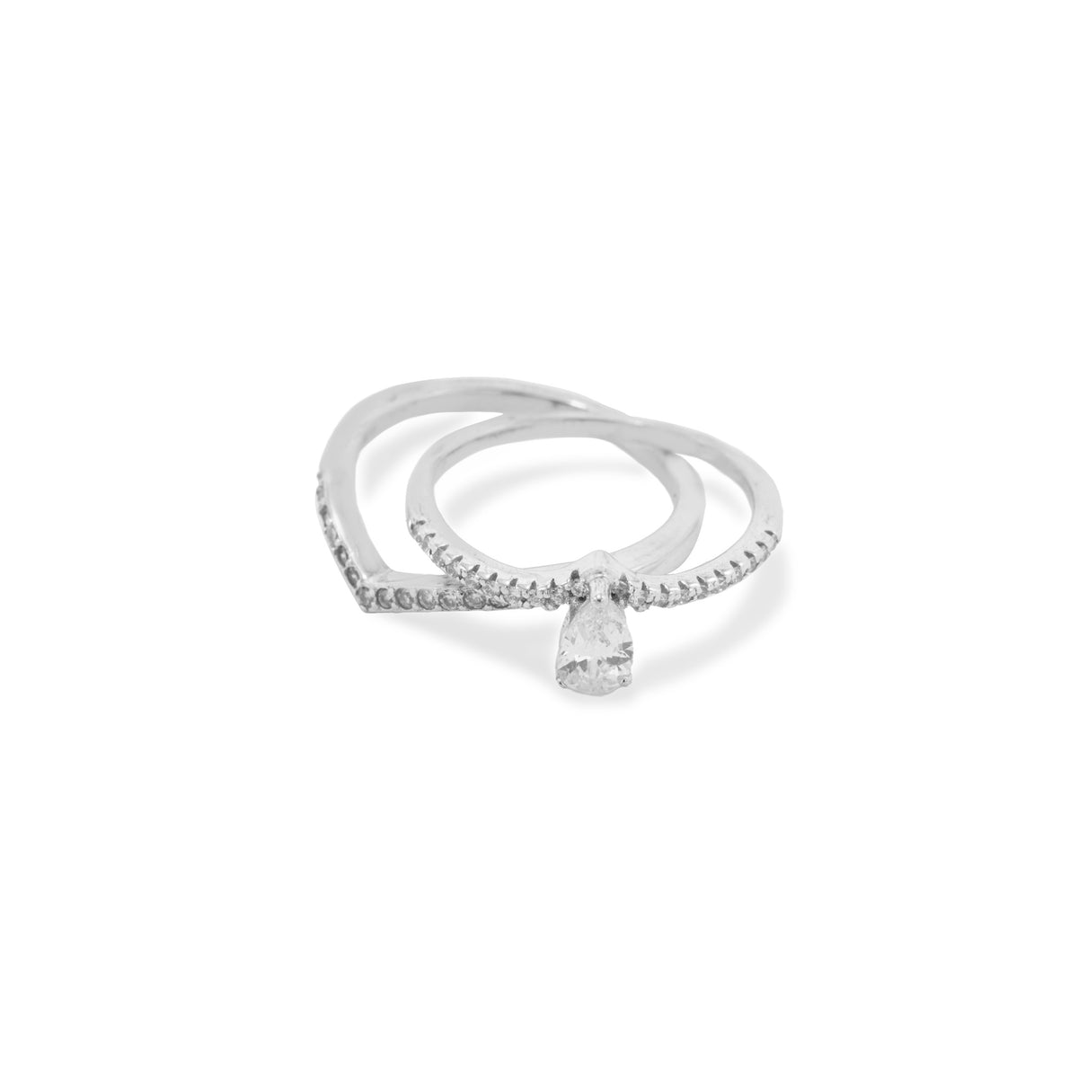 v-Shaped Twin Ring