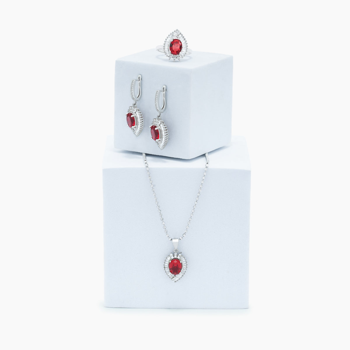 Red Stone Leaf Set