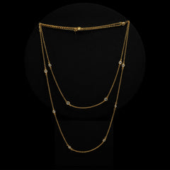 Long Gold Plated Necklace