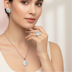 Light Blue Stone Set