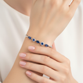 Blue Leaf Bracelet
