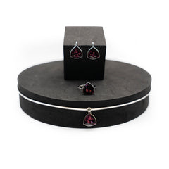Burgundy Choker Set