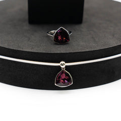 Burgundy Choker Set