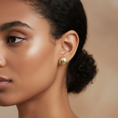 Textured Gold Circles