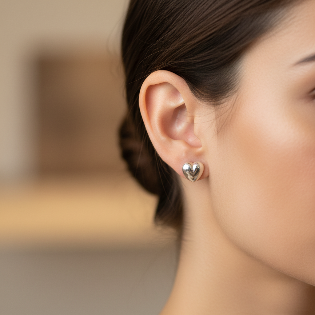 Heart Studs