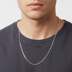 Linked Chain for Men 5mm, 22 Inches