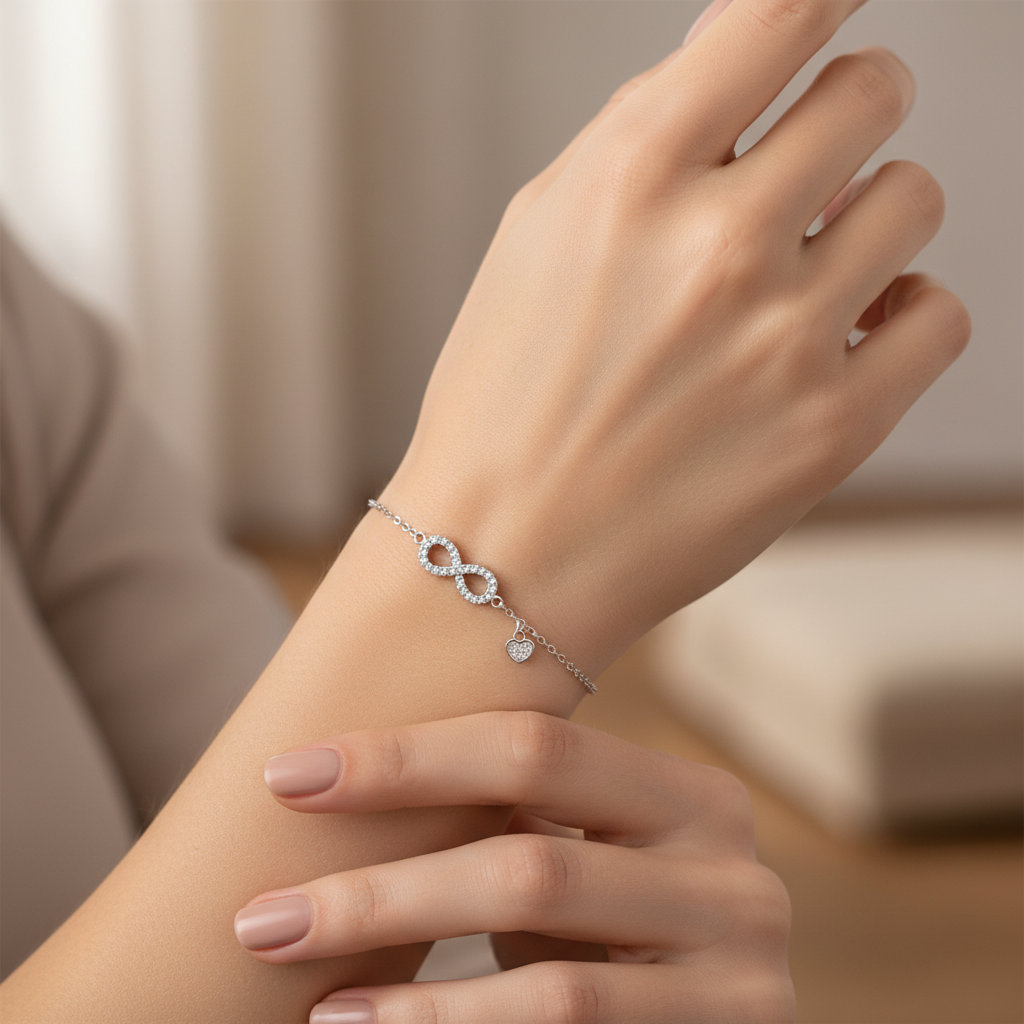 Infinity Heart Bracelet