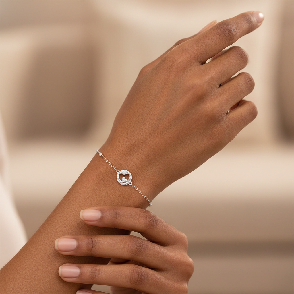 Heart Bracelet Silver