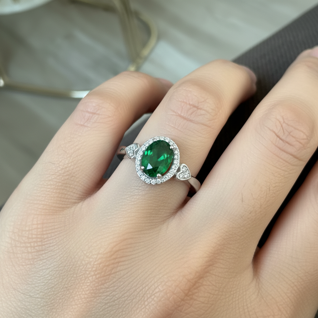 Greens Silver Ring