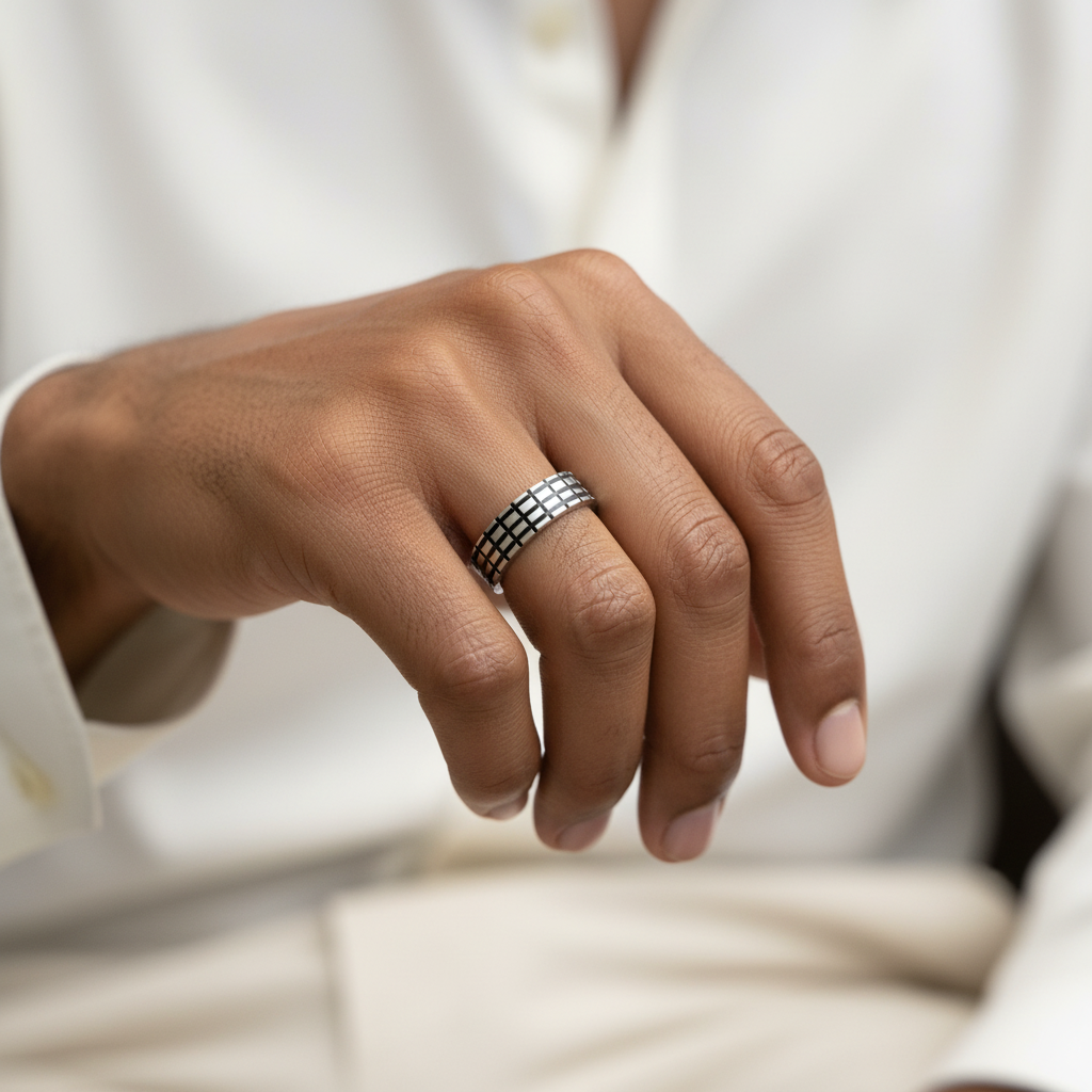 Checkered Patterned Band