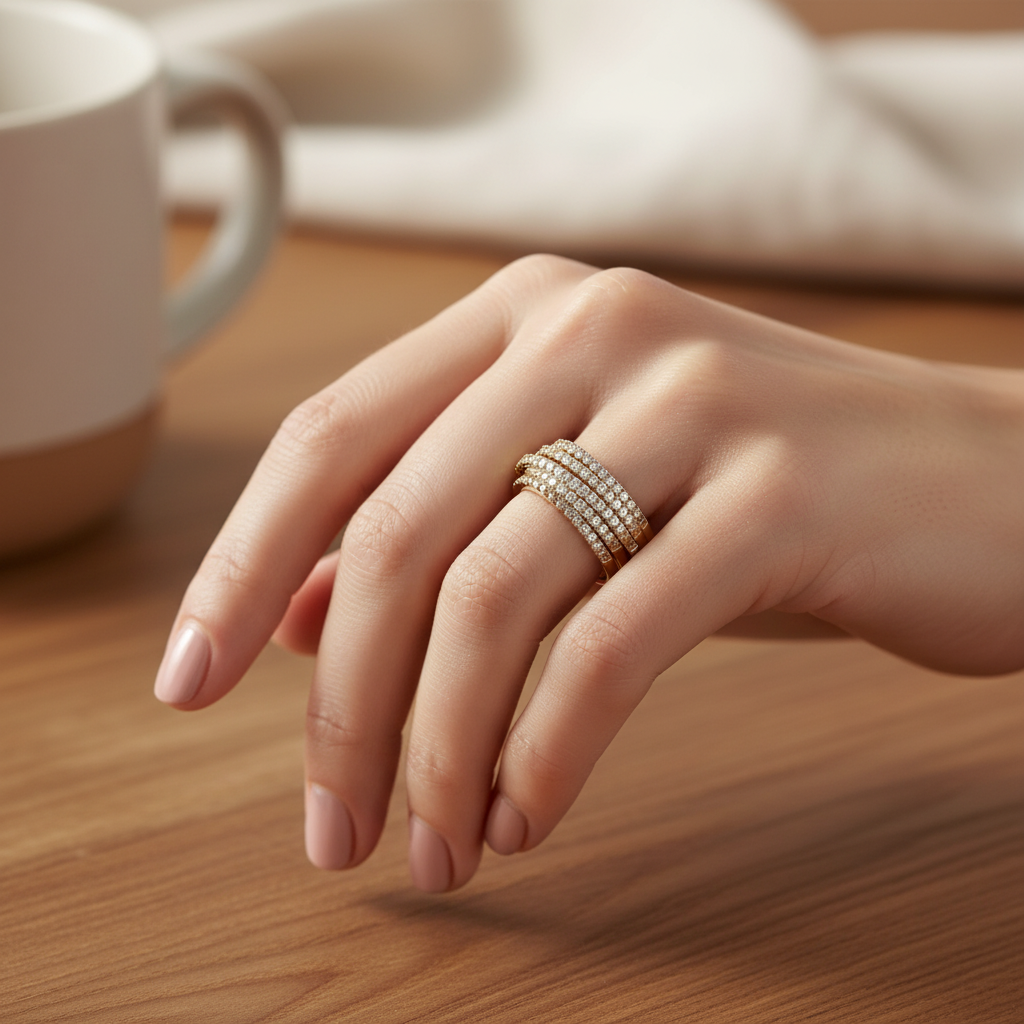 Gold Plated Sterling Silver Ring