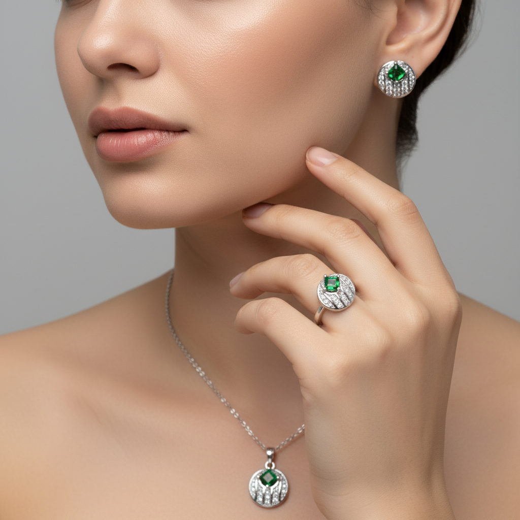 Green Stone Set