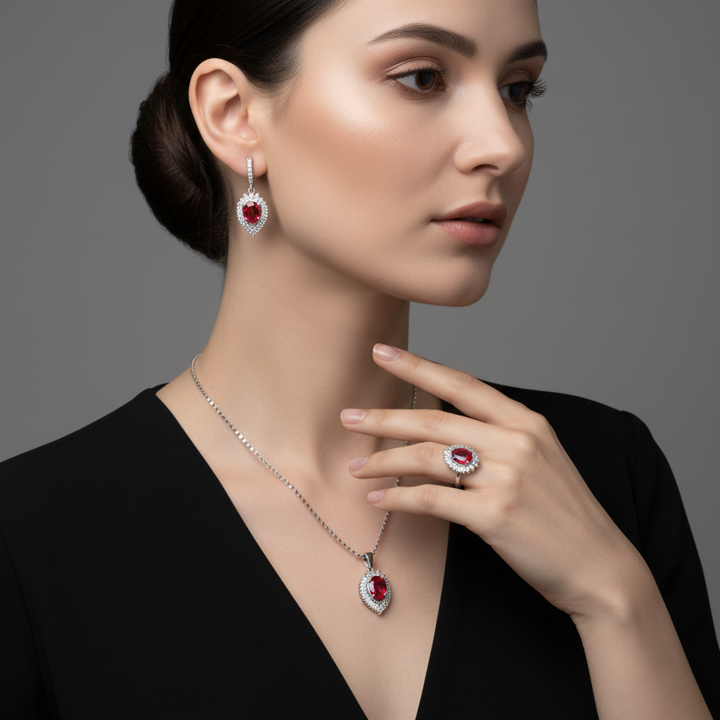 Red Stone Leaf Set