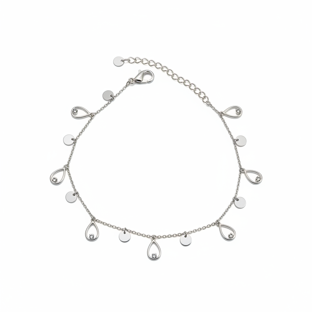 Tear Drop Anklet