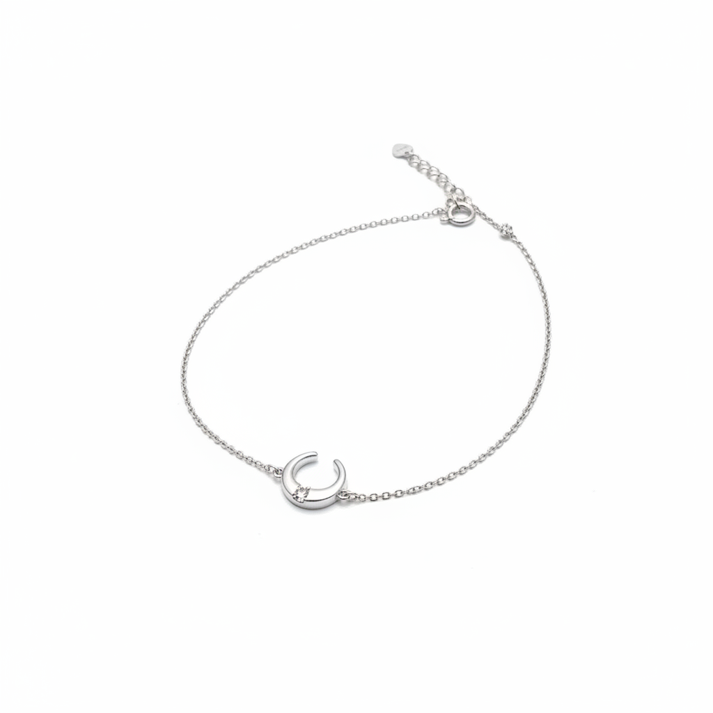 Moon Charm Anklet