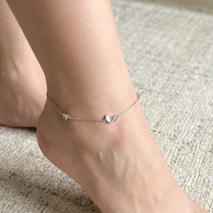 Enamel Bud Anklet