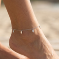 Oval Charm Anklet