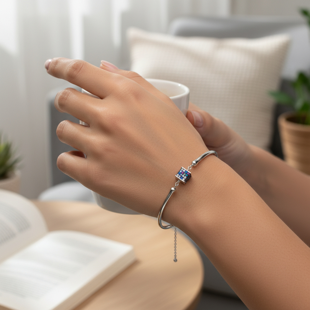 Colorful Cube Bracelet