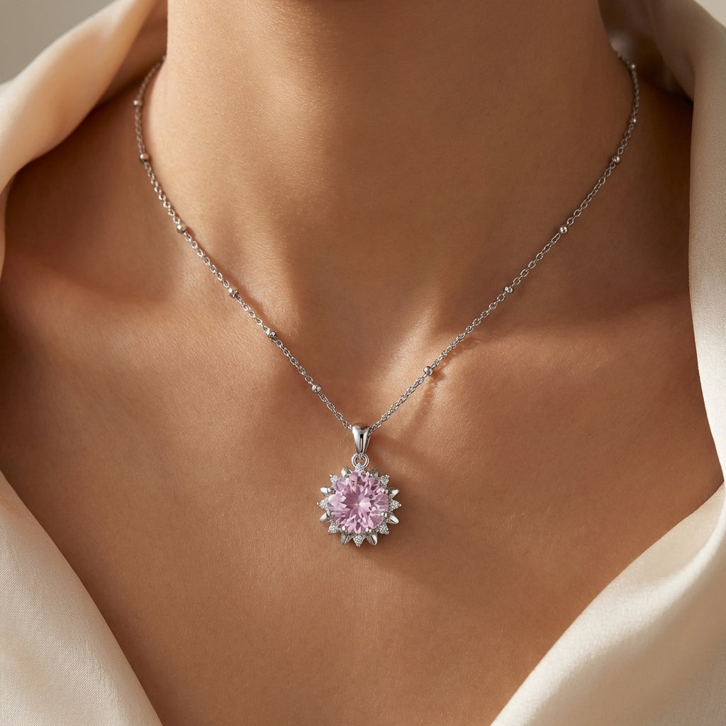 Pink Halo Pendant