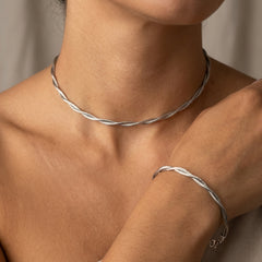 Twister Choker + Bracelet Set (Buy Individually Also)