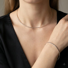 Minimalist Choker + Bracelet Set (Buy Individually Also)