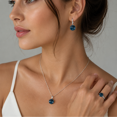 Teal Stone Set
