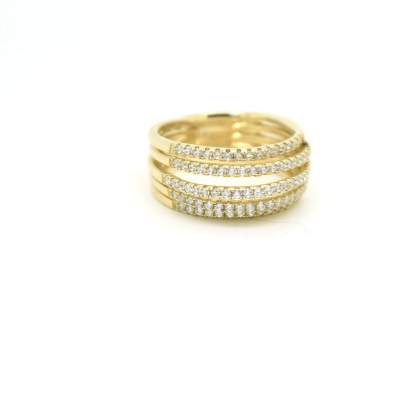 Gold Plated Sterling Silver Ring