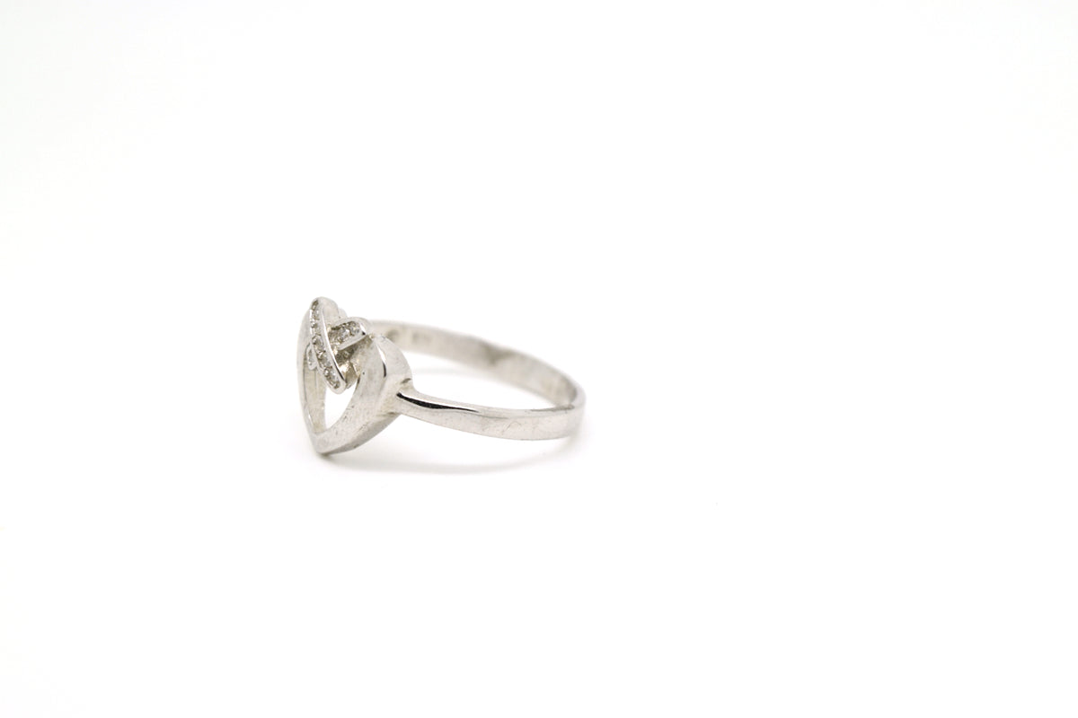 Sterling 925 Silver Ring with Zircon - Women.