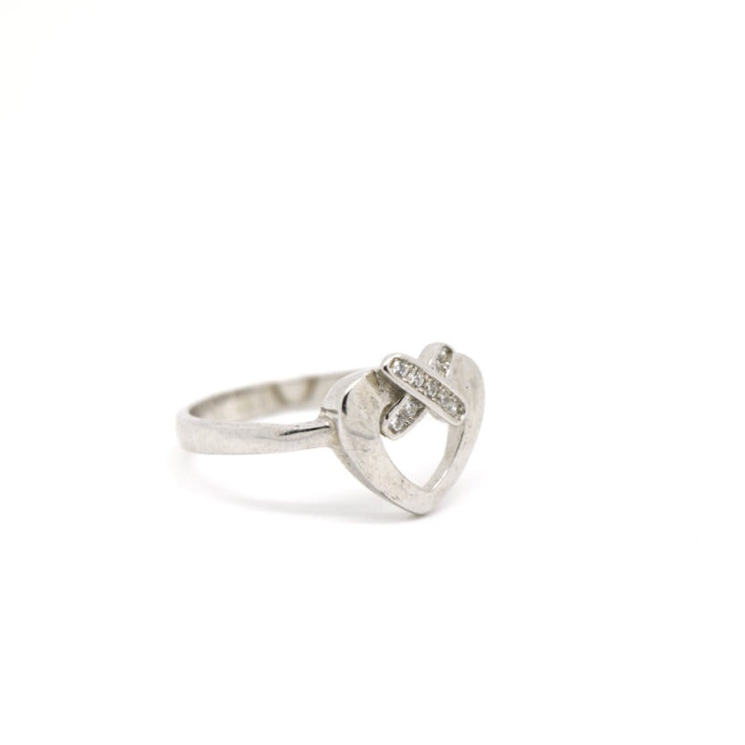 Sterling 925 Silver Ring with Zircon - Women.