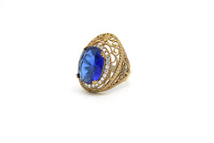 Oxidized Sterling Silver Turkish Ring