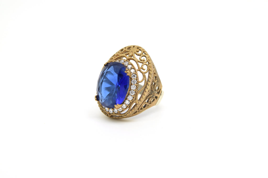 Oxidized Sterling Silver Turkish Ring