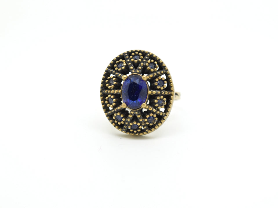 Turkish Oval Sterling Silver Ring
