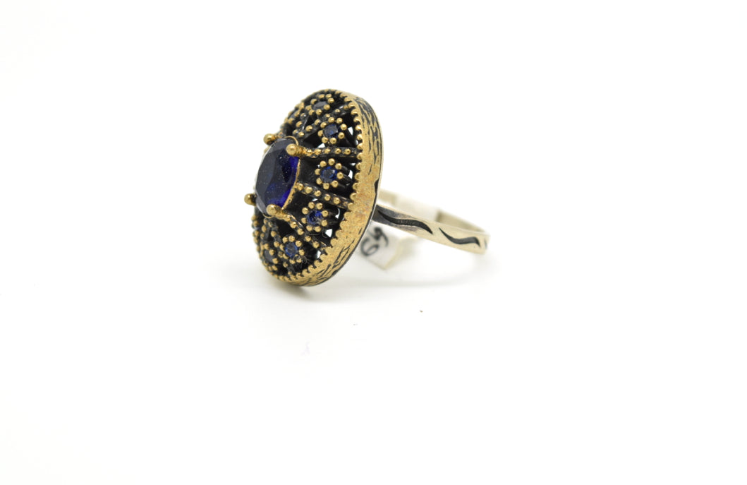Turkish Oval Sterling Silver Ring