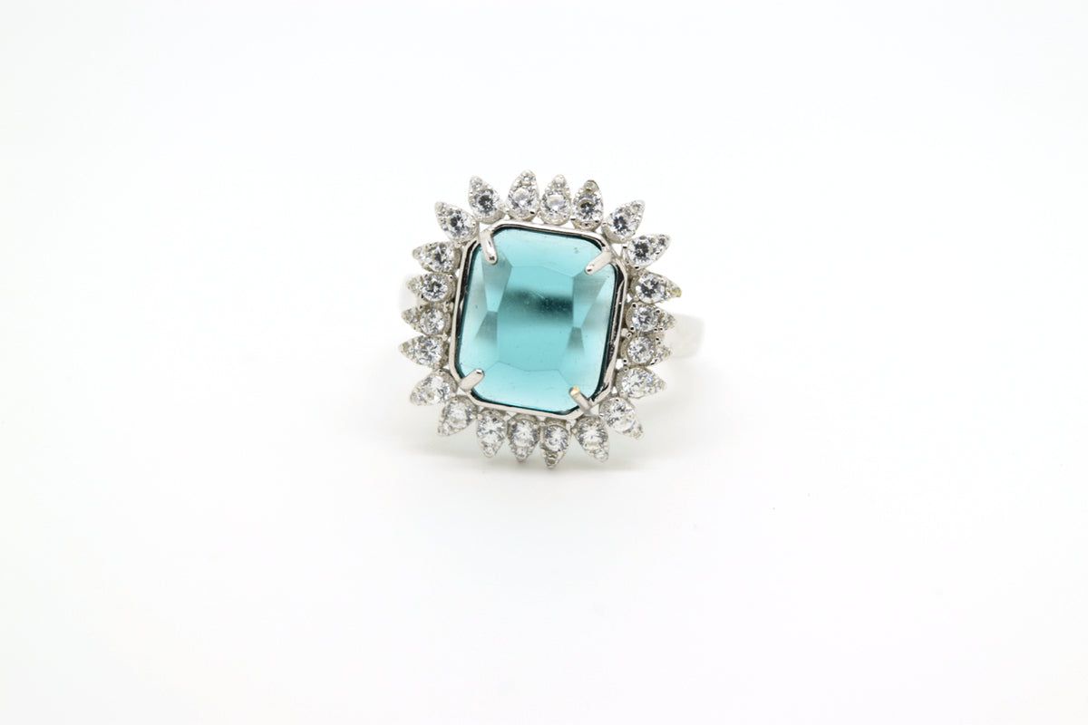 Sarcelle Zircon Sterling Ring
