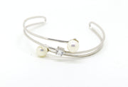 Pearl Open and Adjustable Bangle