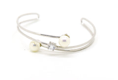 Pearl Open and Adjustable Bangle