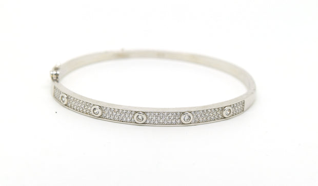 Zircon Dotted Bangle