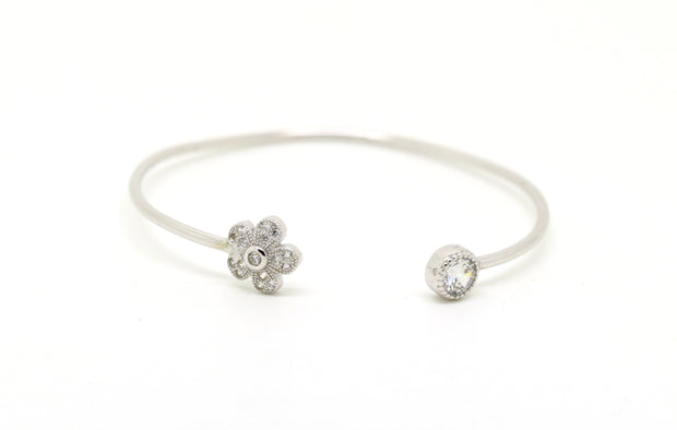 Flower Open and Adjustable Bangle