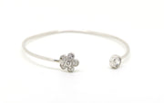 Flower Open and Adjustable Bangle