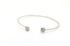 Open and Adjustable Square Design Bangle