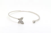 Open and Adjustable Butterfly Bangle