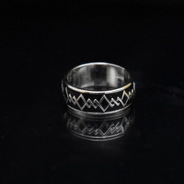 Black Diamond Band Ring