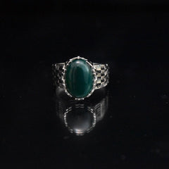 Green Checkered Ring